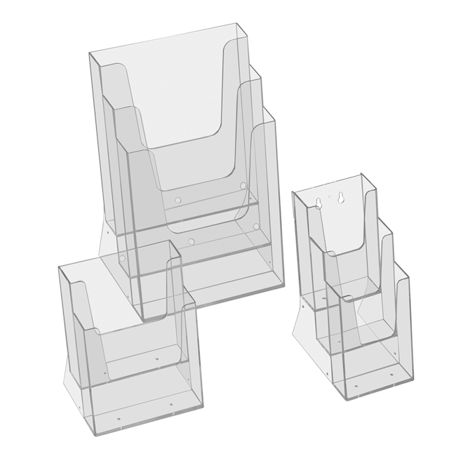Distributeur Prospectus 3 x 1/3 A4 vertical